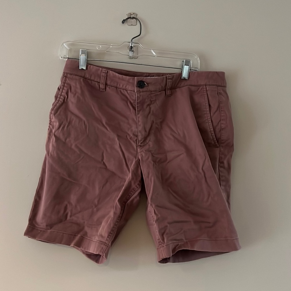 Hawker Rye dark pink Essential Wash Chino Shorts
